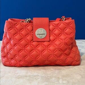 Kate Spade Elena Astor Court Quilted Leather Shoulder Bag w/Gold Chain Accents 😍